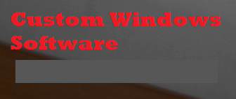 Custom Windows Software