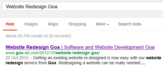 Get Website on Top of Google Search Results