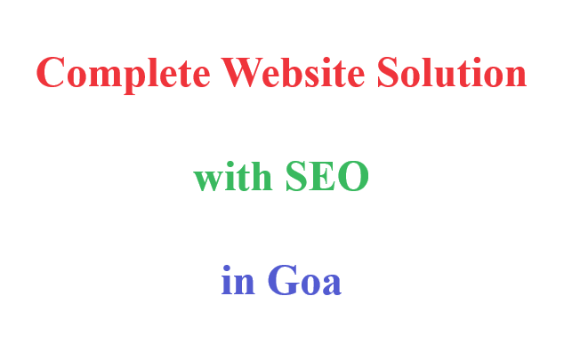 Search Engine Optimized Web Design in Goa